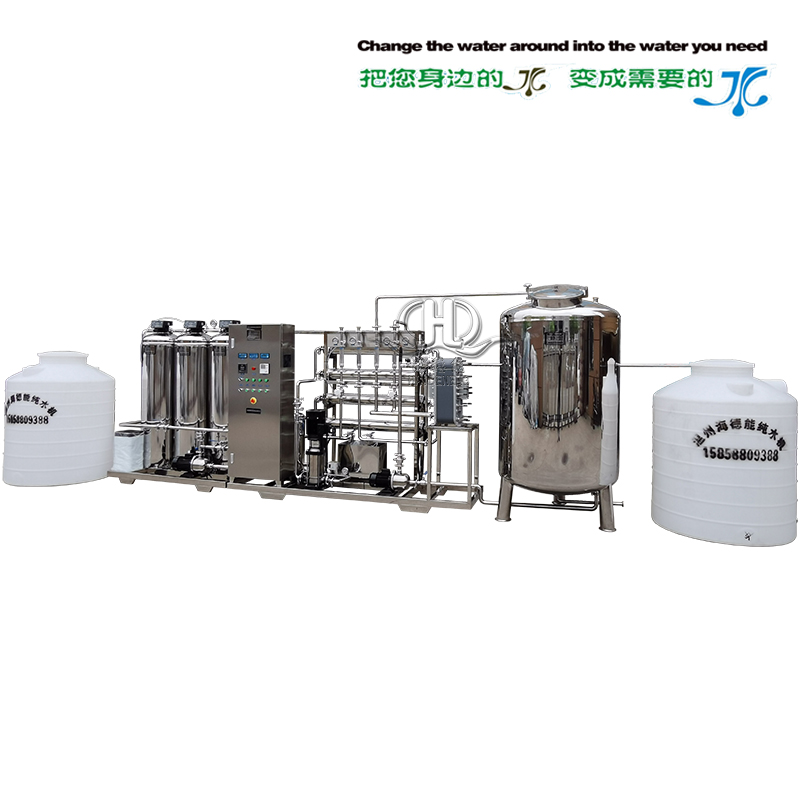 HDNRO-1000型全自動帶軟化反滲透+EDI超純去離子水系統